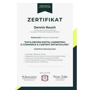 Google Analytics Zertifikat